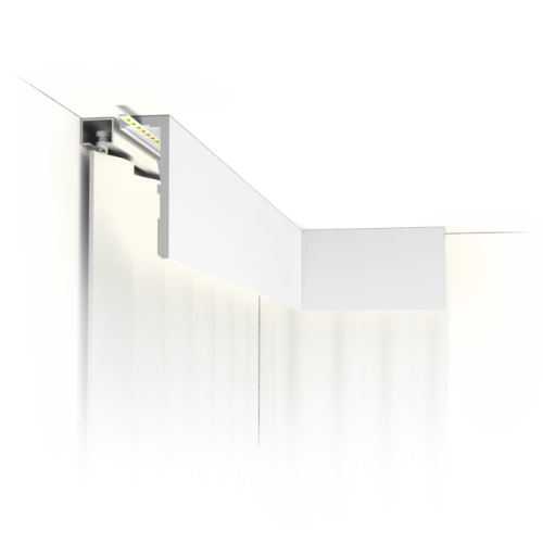 Listwa maskująca karnisz Orac Decor CX216-2600 - profil LED 12,5 cm