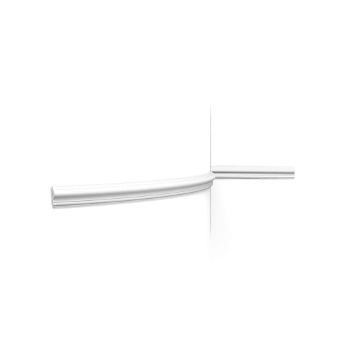 Listwa ścienna giętka Orac Decor PX201F - profil fasetowy 2,5x1 cm