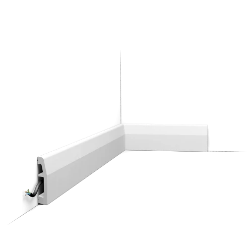 Listwa Podłogowa Orac Decor SX 125 - Dyskretny cokół z kanałem