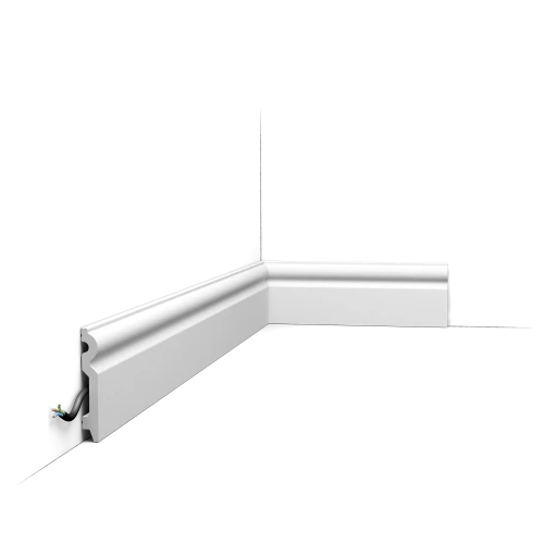 Listwa przypodłogowa Orac Decor SX137 10 cm z kanałem kablowym