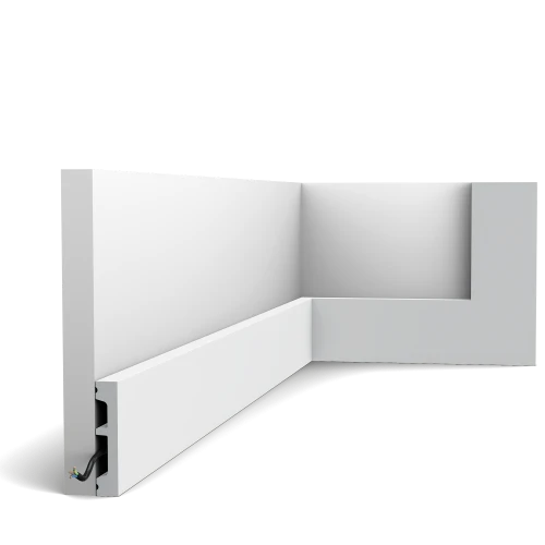 Listwa Podłogowa Orac Decor SX 157 RAL 9003 - gotowa do montażu