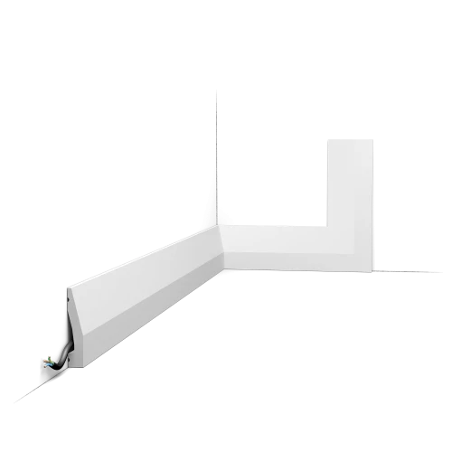 Listwa przypodłogowa SX 159 Orac Decor 6 cm z kanałem kablowym