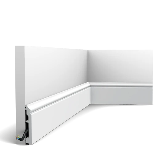 Listwa przypodłogowa Orac Decor SX173 RAL9003 - lakierowana, z