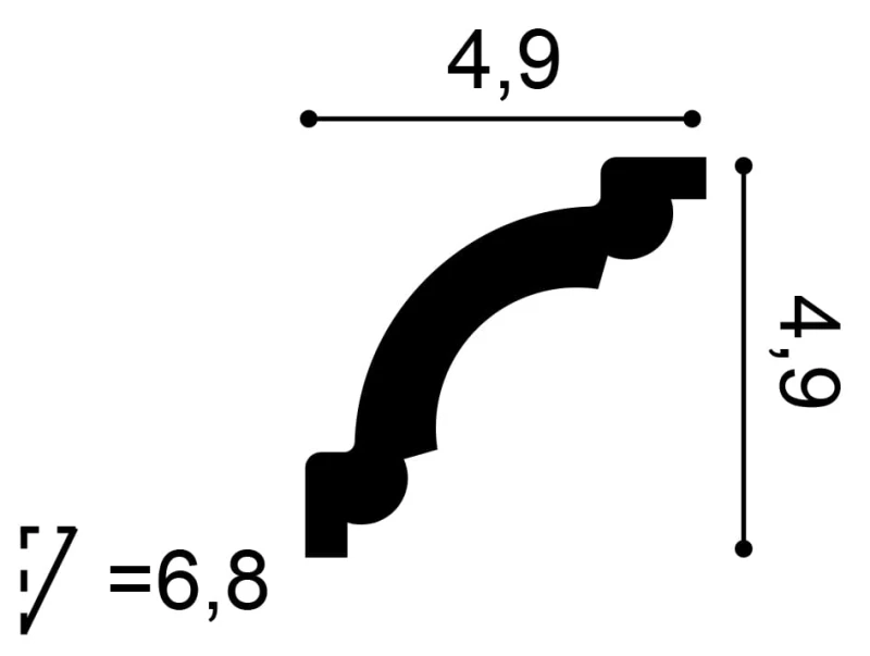 listwa-sufitowa-cx124-orac-przekroj-wymiary