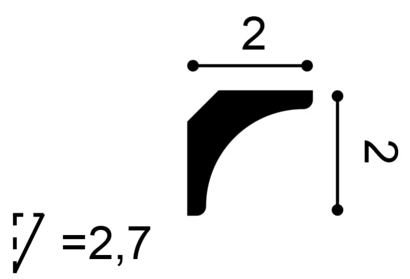 listwa-sufitowa-cx133-orac-2cm-przekroj-techniczny