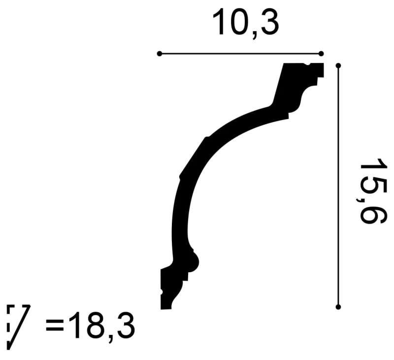 listwa-sufitowa-c217-schemat-wymiary
