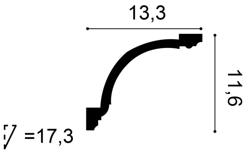 listwa-sufitowa-orac-c216-wymiary-schemat